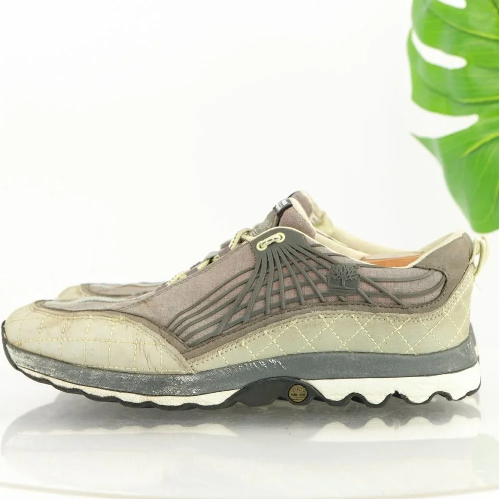 Timberland Womens Trail Wave Sneaker Size 11‎ Gray Leather HIking Outdoor Shoe